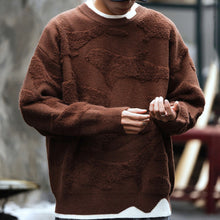 Load image into Gallery viewer, Fake Two-piece Round Neck Pullover Sweater