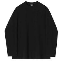 Load image into Gallery viewer, Loose Solid Color Cotton Round Neck T-shirt