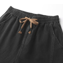 Load image into Gallery viewer, Heavyweight Loose Washed Denim Cargo Jogger Pants