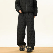 Load image into Gallery viewer, Contrast Checkered Cotton Thickened Casual Trousers