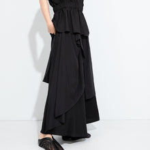 Load image into Gallery viewer, Women's Japanese Loose Draped Cropped Culottes Casual Pants