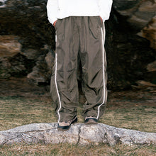 Load image into Gallery viewer, Pleated Quick-drying Reflective Strip Loose Drawstring Pants