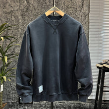 Load image into Gallery viewer, Crew Neck Loose Drop Shoulder Sweatshirt
