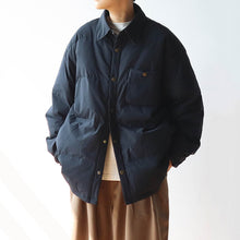 Load image into Gallery viewer, Japanese Retro Water-repellent Duck Down Shirt Down Jacket