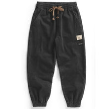 Load image into Gallery viewer, Heavyweight Loose Washed Denim Cargo Jogger Pants