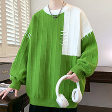 Load image into Gallery viewer, Plush Crew Neck Knitted Loose Sweater