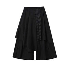 Load image into Gallery viewer, Fake Two Piece Loose Irregular Culottes Harem Pants