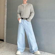 Load image into Gallery viewer, Cotton Half-open Collar Three-button Bottoming Shirt