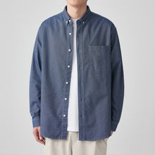 Load image into Gallery viewer, Cotton Oxford Long Sleeve Shirt