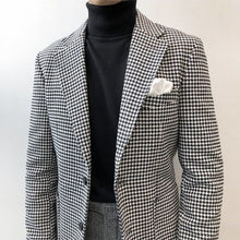 Load image into Gallery viewer, Woolen Suit Casual Slim Fit Plaid Jacket
