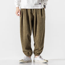 Load image into Gallery viewer, Loose Corduroy Harem Pants