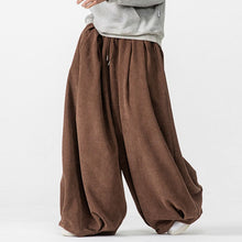 Load image into Gallery viewer, Corduroy Straight Wide-leg Harem Pants