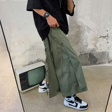 Load image into Gallery viewer, Japanese Style Fake Two Piece Side Ribbon Pants