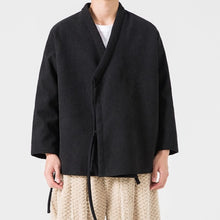 Load image into Gallery viewer, Thickened Diagonal-front Loose-fitting Belted Jacket