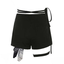 Load image into Gallery viewer, Leg Chain Belt High Waist Strap Shorts