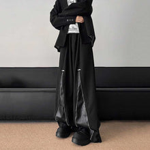 Load image into Gallery viewer, American Style Loose Leather Wide-leg Pants