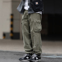 Load image into Gallery viewer, Cargo Pocket Loose Straight Jeans