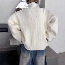 Load image into Gallery viewer, 3D Twisted Turtleneck Pullover Sweater