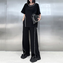 Load image into Gallery viewer, Beaded Black Casual Suit