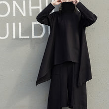 Load image into Gallery viewer, Loose Turtleneck Long Sleeve Sweatshirt