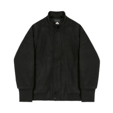 Load image into Gallery viewer, Stand Collar Wool Loose Jacket