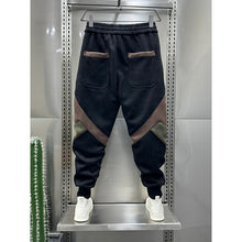 Load image into Gallery viewer, Colorblock Fleece Casual Stretch Harem Pants
