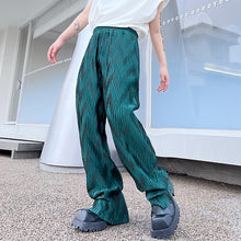 Load image into Gallery viewer, Thin Pleated Elastic Waist Casual Pants
