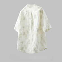 Load image into Gallery viewer, Tie-dyed Thin Breathable Stand-up Collar Shirt