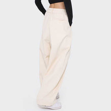 Load image into Gallery viewer, Vintage Elastic High Waist Button Trousers