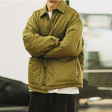 Load image into Gallery viewer, Quilted Gourd Shirt Style Cotton Jacket