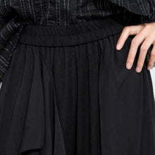 Load image into Gallery viewer, Women's Japanese Loose Draped Cropped Culottes Casual Pants