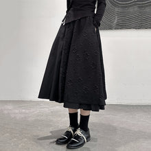 Load image into Gallery viewer, Three-dimensional Jacquard Skirt A-line

