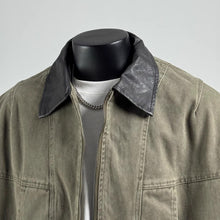 Load image into Gallery viewer, Retro Multi-pocket Color-blocked Lapel Work Jacket