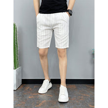 Load image into Gallery viewer, Striped Casual Slim Fit Shorts