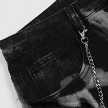 Load image into Gallery viewer, Straight Tie-dye Loose Wide-leg Jeans