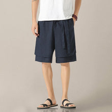 Load image into Gallery viewer, Summer Breathable Cotton Linen Shorts