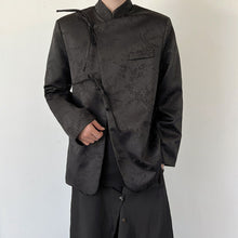 Load image into Gallery viewer, Retro Tang Suit Jacquard Lace-up Blazer