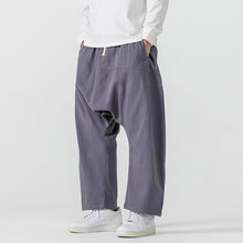 Load image into Gallery viewer, Retro Low Crotch Casual Loose Straight Wide Leg Pants