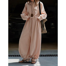 Load image into Gallery viewer, Women's Casual Tencel Wide-Leg Elastic Waist Jumpsuit
