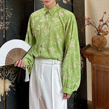 Load image into Gallery viewer, Long-sleeved Patterned Jacquard Loose Casual Shirt