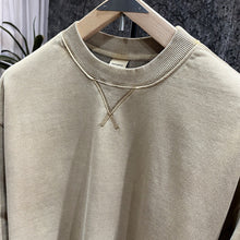 Load image into Gallery viewer, Crew Neck Loose Drop Shoulder Sweatshirt