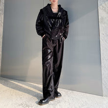 Load image into Gallery viewer, Loose Sequined Casual Shirt and Pants Suit Two Piece Sets