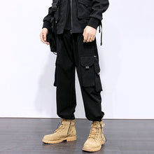 Load image into Gallery viewer, Loose Fit Multi-pocket Drawstring Pants