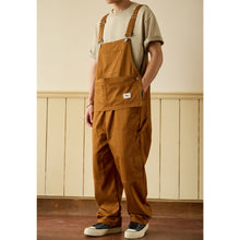 Load image into Gallery viewer, Retro Loose-Fit Multi-Pocket Workwear Cargo Overalls