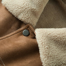 Load image into Gallery viewer, Suede Vintage Plus Velvet Warm Jacket