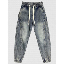 Load image into Gallery viewer, Vintage Loose Casual Button Jeans