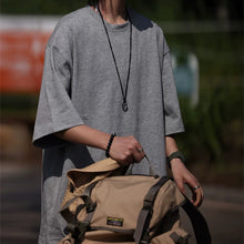 Load image into Gallery viewer, 320g Japanese style Solid Color Loose Casual T-shirt