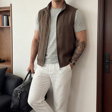 Load image into Gallery viewer, Lyocell-linen Vest Jacket