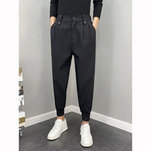 Load image into Gallery viewer, Nine-point Loose Casual Suit Pants