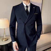 Load image into Gallery viewer, Double-breasted Casual Suit Jacket